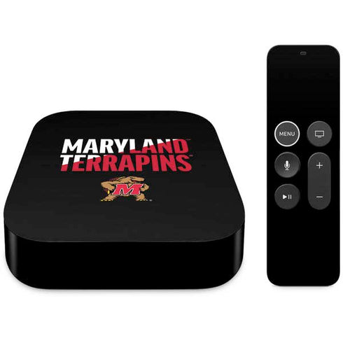 University of Maryland Terrapins Athletic Marks Apple TV Skin